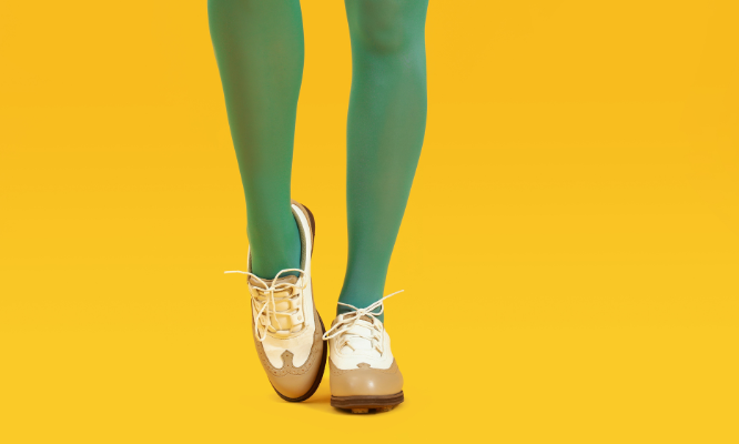 Example of shoes that can cause hammertoes. 