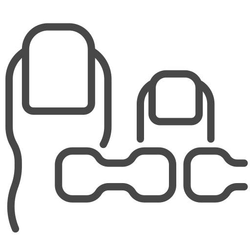 Toe spacer Icon